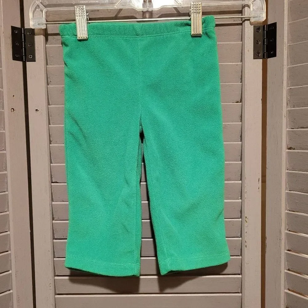 Carter's Kids Green & Yellow Crocodile Jacket & Pants Set Size 12 Months